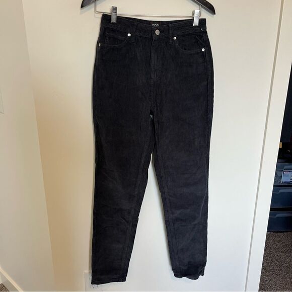 BDG Urban Outfitters High Rise Mom Corduroy Pants Dark Gray Size 26 - Picture 2 of 12